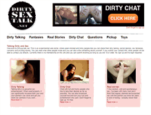 Tablet Screenshot of dirtysextalk.net